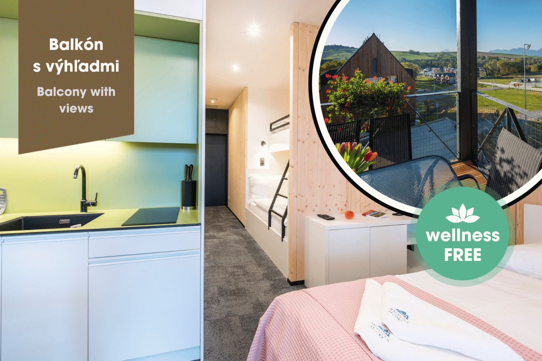 Apartmán Smart Family s balkónom