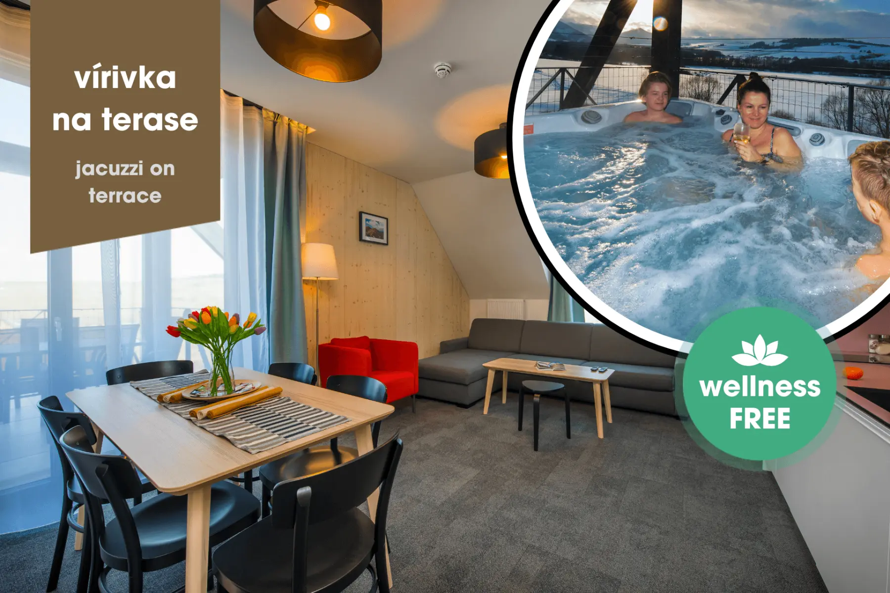 Apartmán Jacuzzi Lux